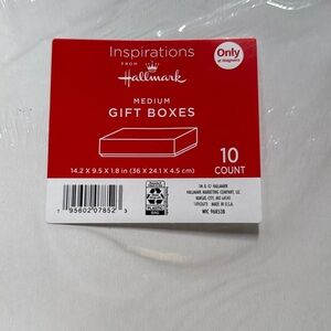 Inspirations from Hallmark Medium Size Gift Boxes 10 Count